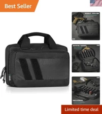 Savior Tactical Firearm Case - Secure 2 Gun Carrier with Lockable Compartment