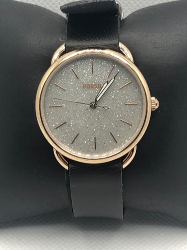 Fossil ES4421 Women's Black Leather 
