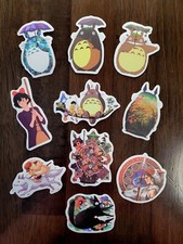 STICKERS x 10 Anime Sticker Animation Various Studio Ghibli Stickers GH7