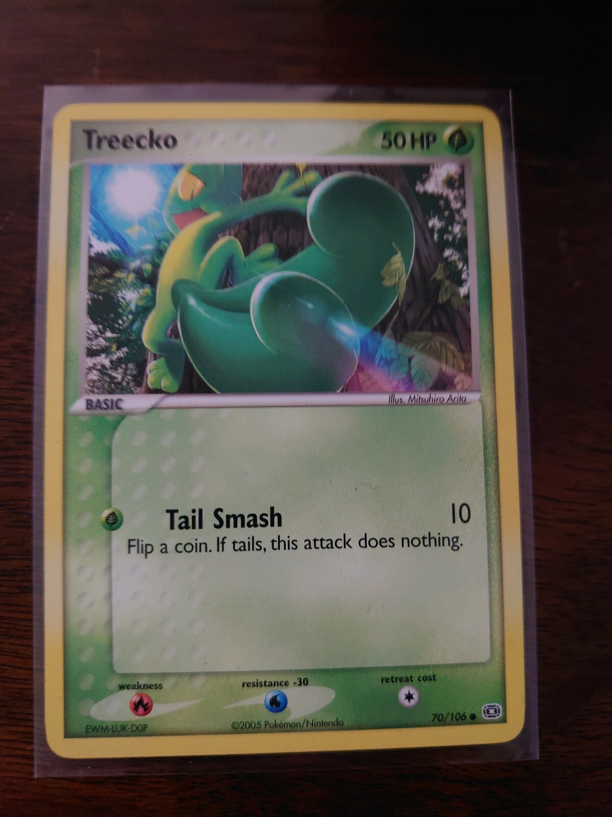 Pokémon TCG Treecko EX Emerald 70/106 Regular Common NM