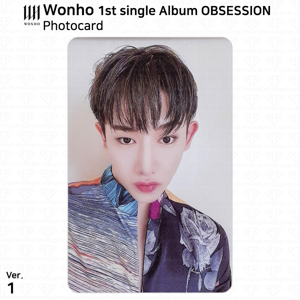 Wonho 1st Single Album Obsession Official Photocard Monsta X Wonho 1st Single Album Obsession Official Photocard Monsta X