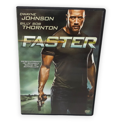 Faster DVD Dwayne Johnson Billy Bob Thornton FSK18 Gerechtigkeit Rache Schneller