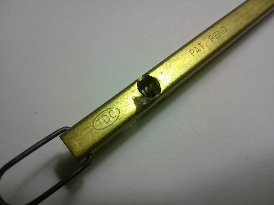 Ted Cash Brass Straight line Universal Capper FOR #10 &11 CAPS | eBay