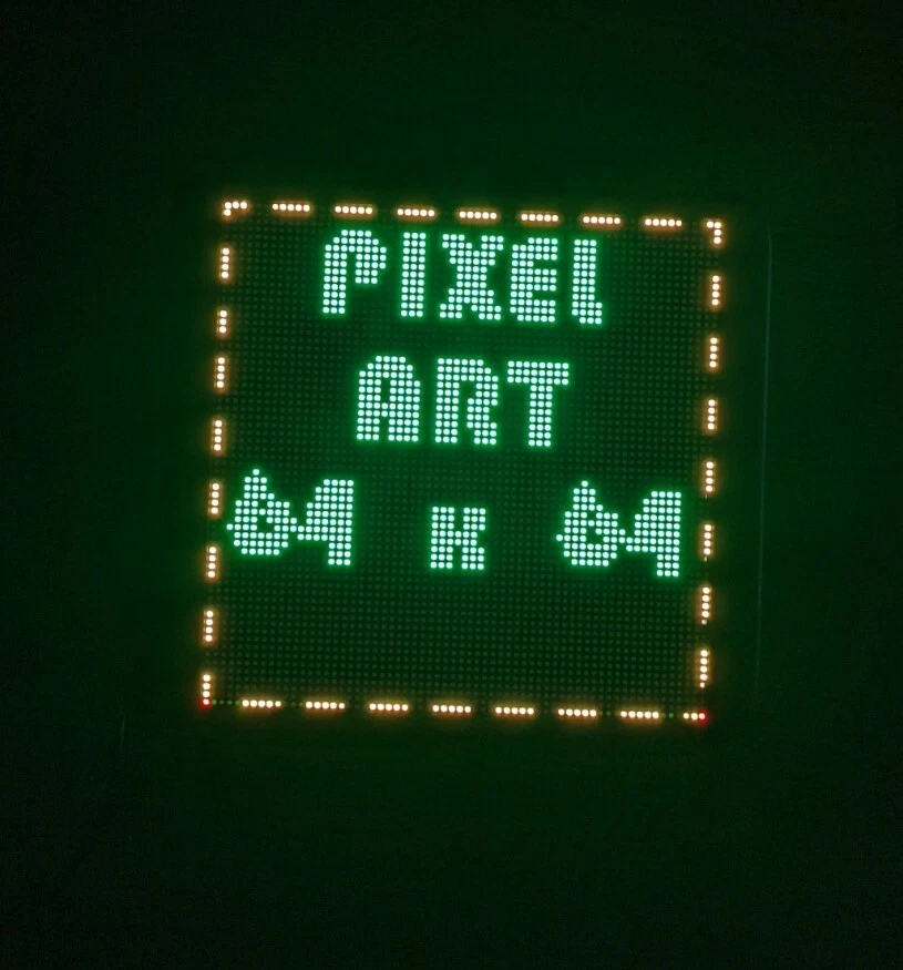 Interactive Pixel Art Digital Photo Frame with 64 x 64 Full RGB LED Display - Image 4 of 4