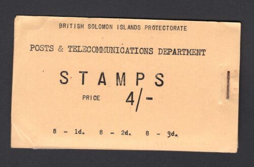 M6162 Britische Salomonen/Salomonen 1959 SGSB1 - 4/- Broschüre. - Bild 1 von 1