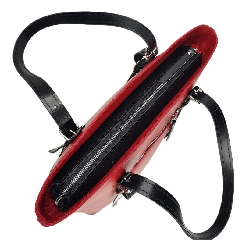 COACH Borsa a mano donna donna in pelle tracolla messenger borsa tote bag borsa rossa