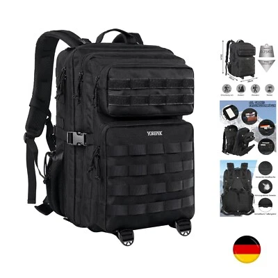 Large Army Backpack Men's 45 L Military Backpack, Tactical Backpack. MOLLE As...