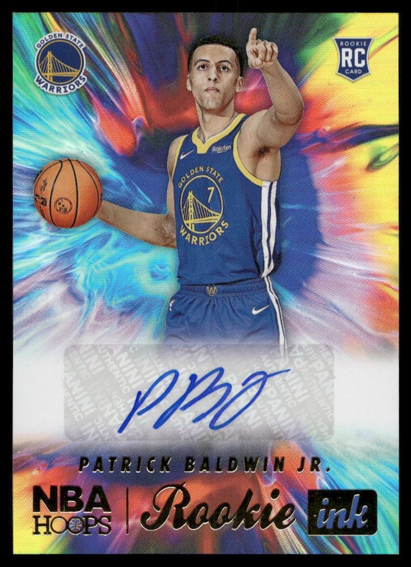2022-23 NBA Hoops Rookie Ink Patrick Baldwin Jr. Auto Warriors #RI-PBW A6