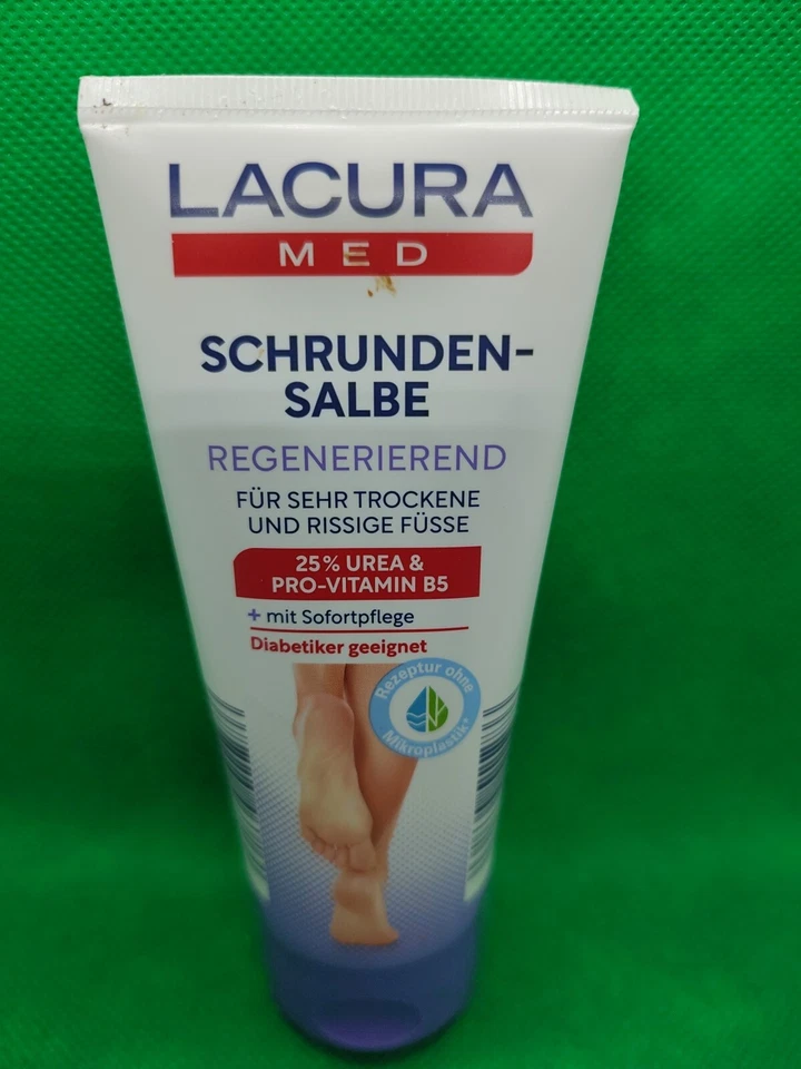3 x Lacura Med Schrundensalbe, á 100 ml; für sehr trockene u. rissige Füße