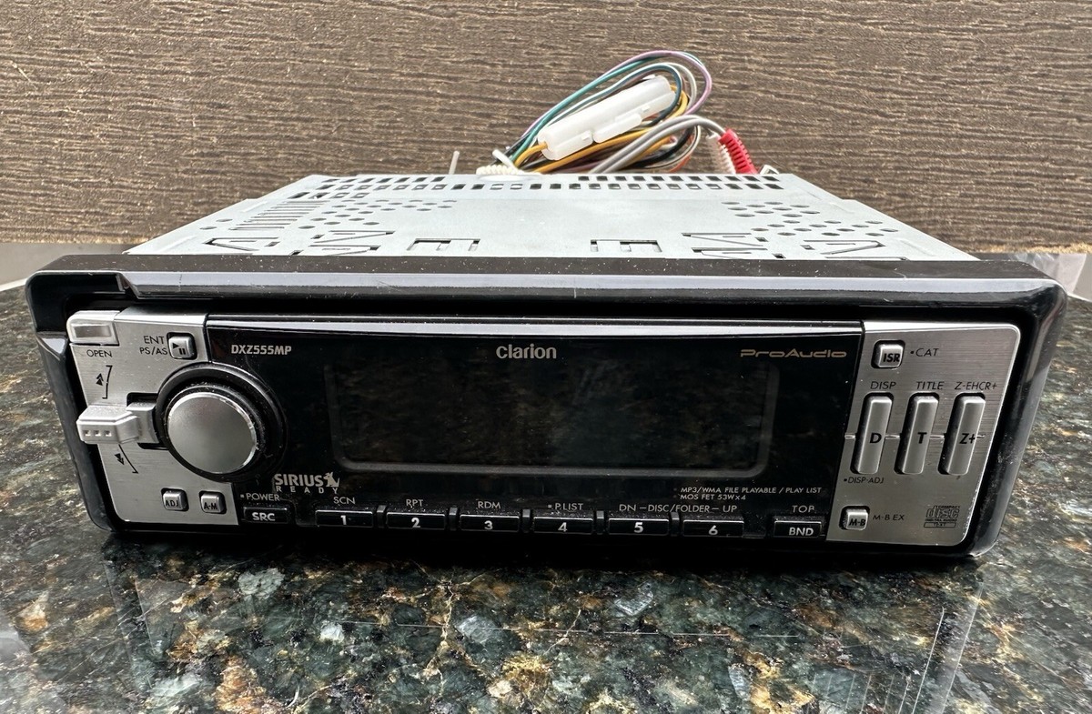CLARION PROAUDIO DXZ555MP CD PLAYER RECEIVER CAR STEREO DECK | eBay