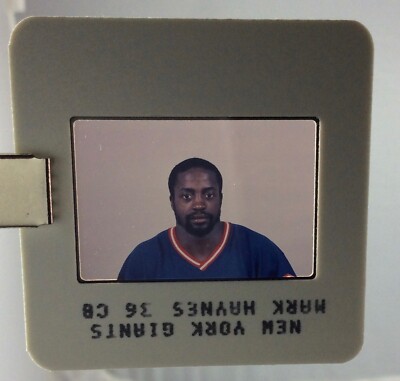 1984 NFL Promotional Color Slide-New York Giants-Mark Haynes (Colorado)