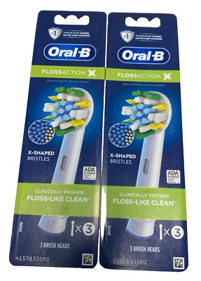 LOT OF 2 Oral-B Floss Action 3ct/each New #2010