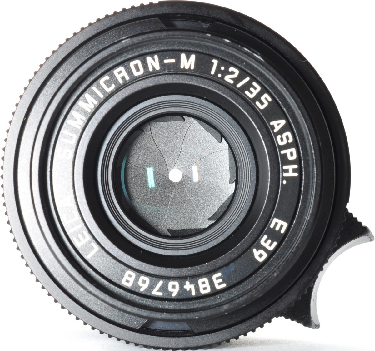 美品LEICA Summicron M35mm ASPH.6bit 11879C Leica 35mm f/2 Asph. Summicron-M Black Lens #11879, hood