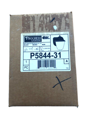 1 - Progress Lighting P5844-31 Black Exterior Wall Light - 60 Watt