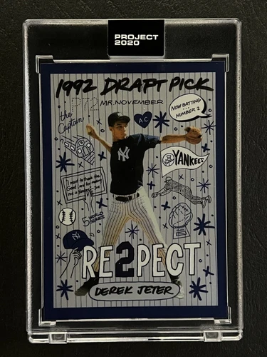 Derek Jeter Topps Project 2020 Card #251 Design By Artist Sophia Chang /4123