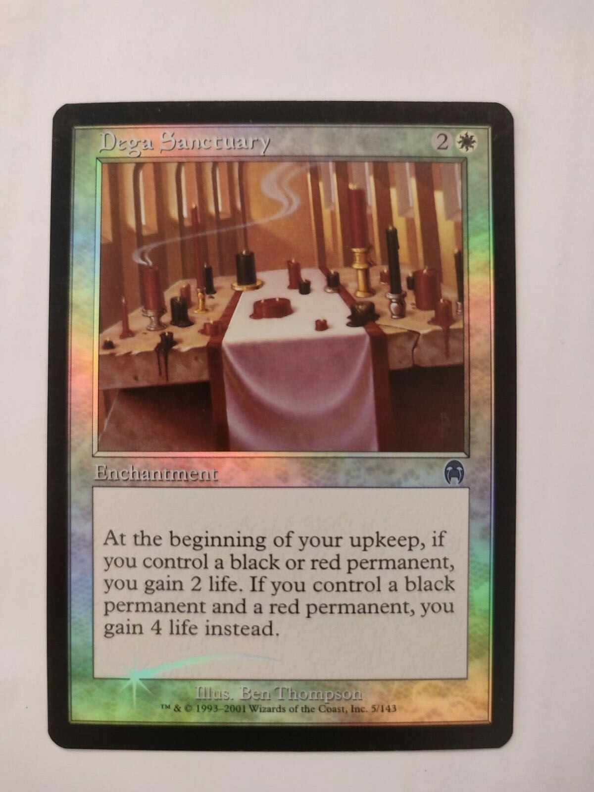MTG FOIL APOCALYPSE DEGA SANCTUARY NM MAGIC THE GATHERING UNCOMMON ENCHANTMENT