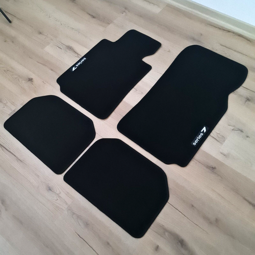 For BMW 7 E38 Car Floor Mats Velour Black Carpet Rugs Waterproof Auto