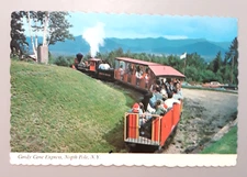 VTG Postcard North Pole NY - Candy Cane Express Santa's Workshop Adirondack Mts