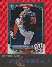 2025 Bowman Draft Travis Sykora Prospect Chrome #BDC-137 Washington Nationals