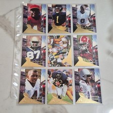 Topps 1994 NFL Rookie Football Cards Lot - Scott, Alexander, Floyd - 9