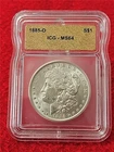 1885-O MORGAN SILVER DOLLAR  ICG  MS 64                                   #T1767