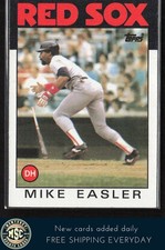 Mike Easler 1986 Topps #477 Boston Red Sox
