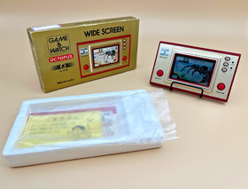 Vintage 1981 Nintendo Game & Watch Octopus OC-22 Wide Screen CIB Grade A MIJ