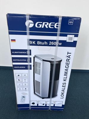 GREE MOBILE AIR Conditioner Shiny 9000 BTU 2600 WATT 230 VOLT