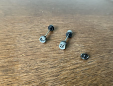 NMINT AFX NonMT Axles w/5 Spoke Wheels w/1st Gen Thin Front Axle Crown Gear