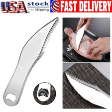Fish Scale Remover Scraper Fish Scaler Stainless Steel Scaling Home Kitchen Tool