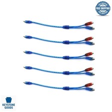 5-Pack RCA Splitter Cables for Car & Home Audio – 1 Female to 2 Male, Copper-...