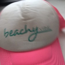 Baseball Cap Women Pink Beachy Beach Wear Pink And White Newport Malibu Beach