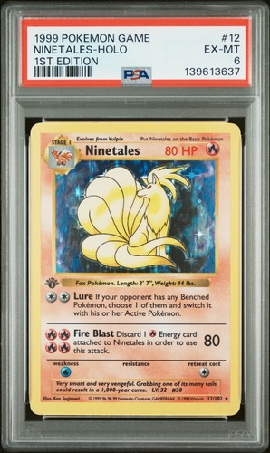 Ninetales (1st Edition) graded PSA 6 for sale on eBay