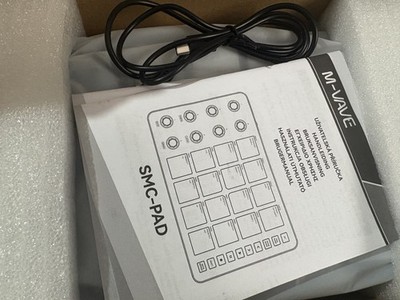 M-VAVE SMC-PAD Wireless Midi Drum Pad Controller 16 RGB Backlit Beat Pads