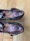 CLARKS Indigo Women Size 8 Pump Bronze T Strap Cone Heel Round Toe — photo 8