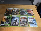 *USED* Xbox 360 Video Games Lot Of 8 (Various Conditions) No Manuals