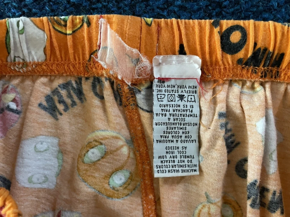 Pantalones de Pijama ANGRY BIRDS HALLOWEEN Hombres Talla PEQUEÑA Jamón O Ween RARO Botón Mosca Foto 4 de 4