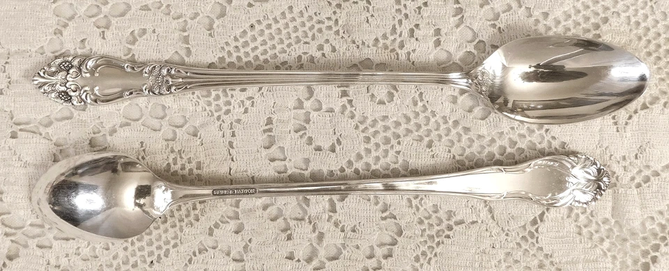 Tiger Lily aka Festivity (1901) ~ 8 - Ice Tea Spoons ~ Reed & Barton Silverplate - Image 2 of 4