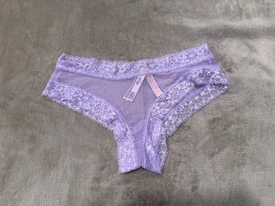 Victoria s Secret Cheeky Lace Panty Size M NWT Sexy Sheer Bikini Underwear