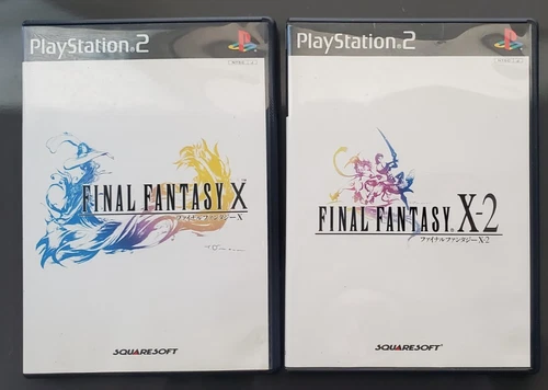Lot of 2 Final Fantasy X 10 X-2 10-2 Sony Playstation 2 PS2 Japanese Version