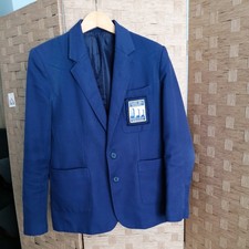Jungen Schulblazer formelle Jacke Uniform KÖNIGSBLAU 32" Brustumfang