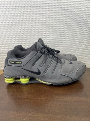 Nike Shox NZ EU 2013 Men's Size 13 Gray Volt 501524-015 Sneakers