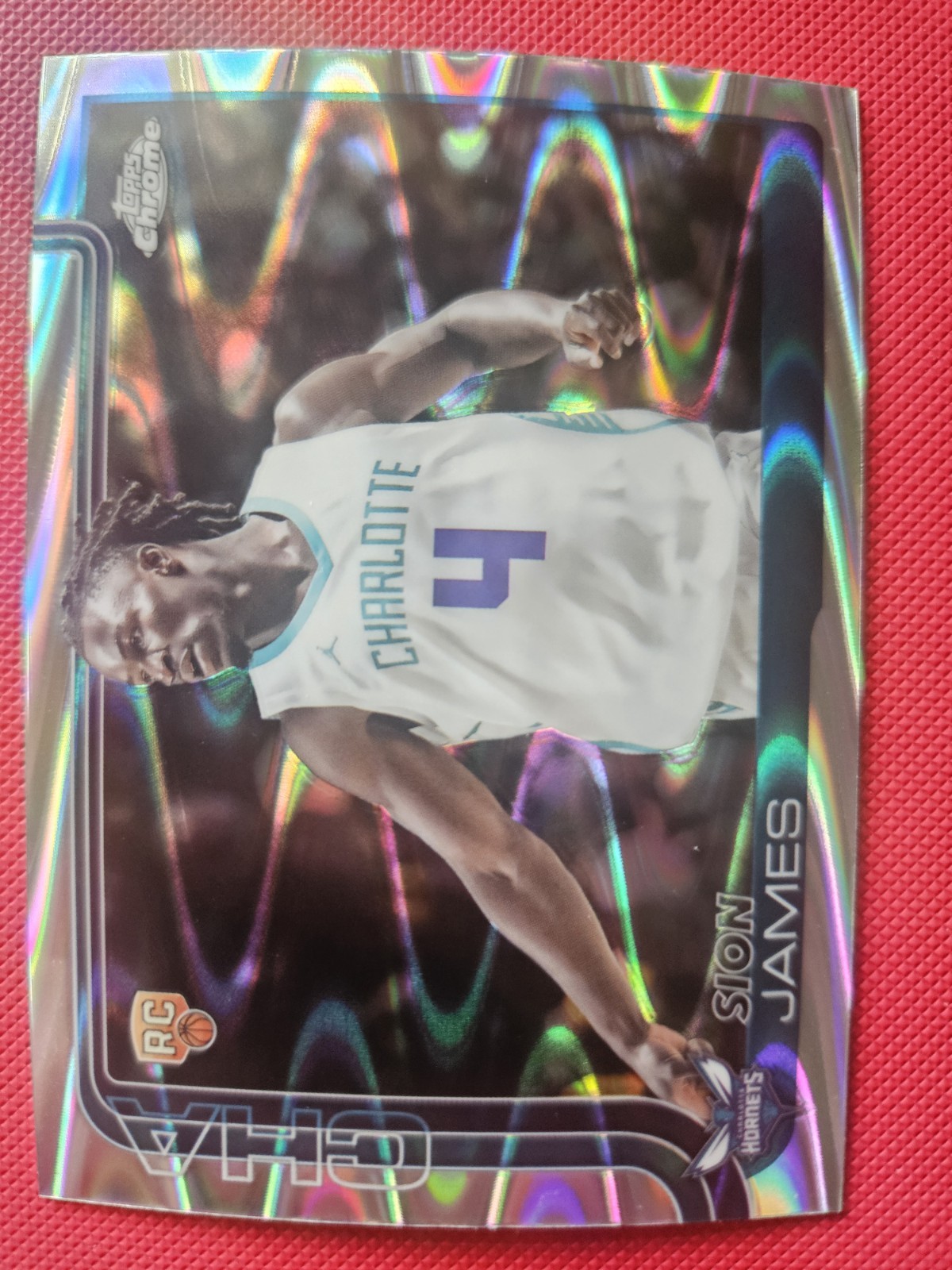 2025-26 Topps Chrome Sion James #283 Raywave RC