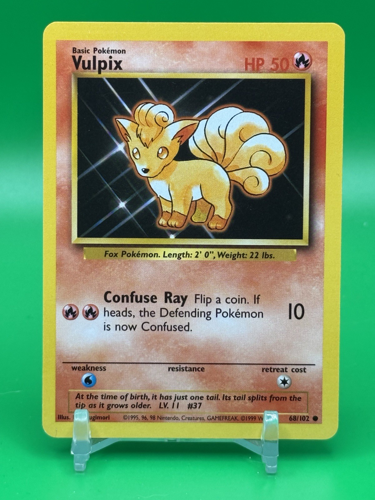 VULPIX - 68/102 - Base - Pokemon Card - LP Free Shipping H3