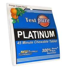 Test Pure Platinum 45 Minute Chewable Drug Detox Test Tablets Fast Acting Orange