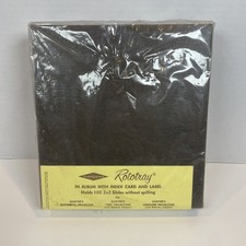 Sawyer's Slide Album Unisex Black Rototray 100 Slide Storage Vintage Accessory