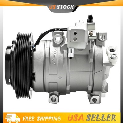 A/C Compressor w/ Clutch For Honda Accord V6 3.5L 2008 2009 - 2012