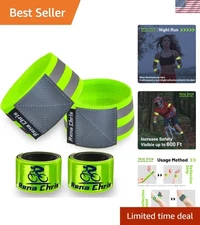 Versatile Reflective Armbands | Safety Gear for Runners, Bikers & Dog Walkers