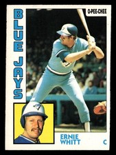 Ernie Whitt 1984 O-Pee-Chee #106 Toronto Blue Jays Vintage Baseball *191