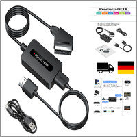 Scart Auf Hdmi Konverter Mit Hdmi Kabel Und Scart Kabel